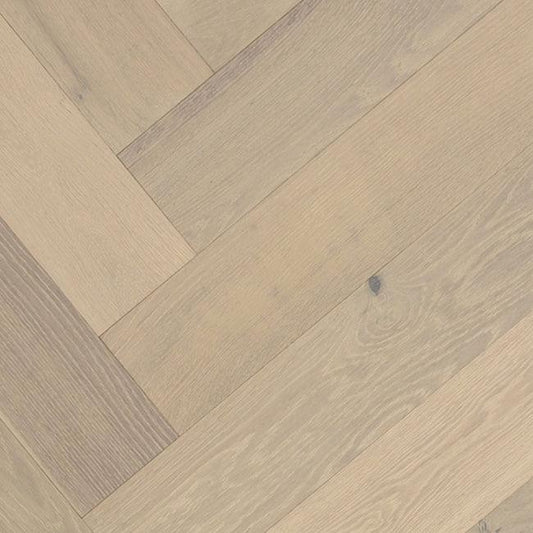 WildOak Herringbone Engineered Timber | 888x148x14/3mm | Dove Grey - Alpha Flooring World