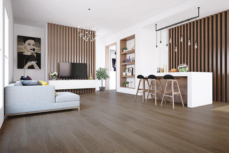 WildOak Linwood Engineered Timber Floor | 1860x190x12/2mm | Grey Pigeon - Alpha Flooring World