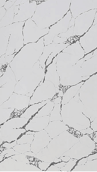 Calacatta Vega Quartz Polished Stone Slab | 3100x1600x20mm - Global Builders Warehouse