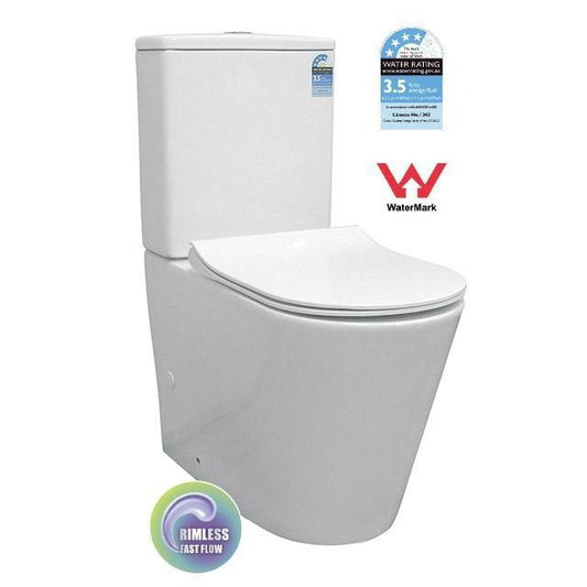 T2149A — Back to Wall RIMLESS Toilet Suite - Global Builders Warehouse