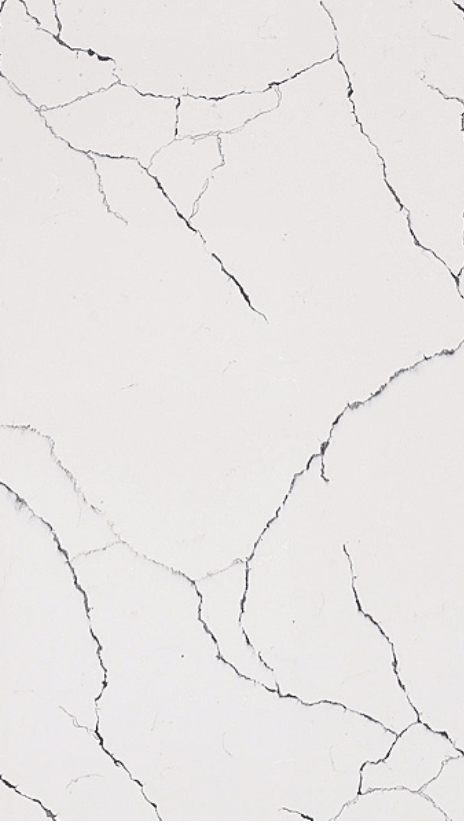 Platinum Sistina Bianco Quartz Polished Stone Slab | 3100x1600x20mm - Global Builders Warehouse