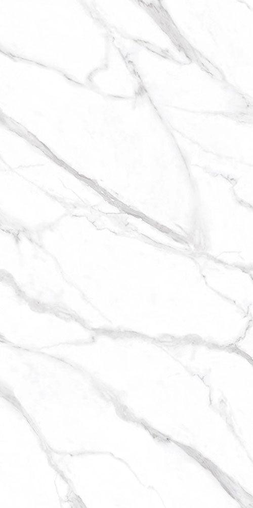 Porcelain Large Format SLIM Tile | 1600x3200x6mm | Blanco Carrara - Global Builders Warehouse