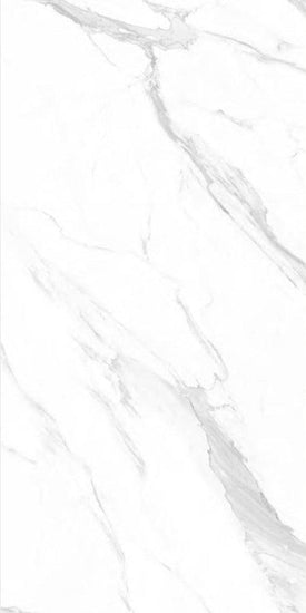 Porcelain Large Format SLIM Tile | 900x1800x5.5mm | Calacatta Grey - Global Builders Warehouse